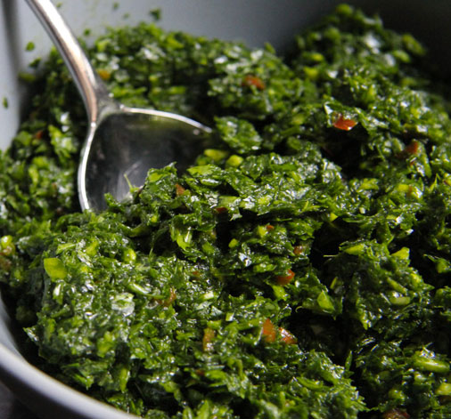 Chimichurri chileno