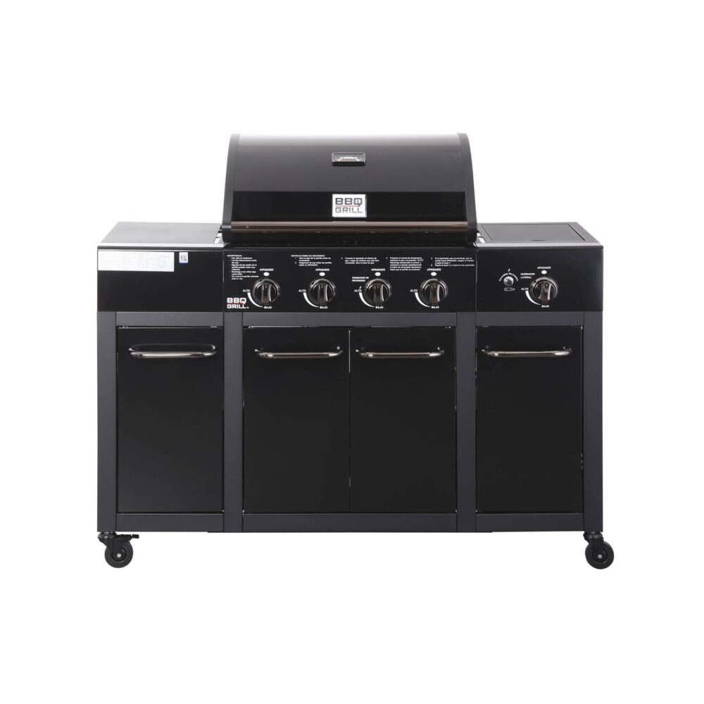 Parrilla BBQ GRILL de 4 quemadores Buffalo Black