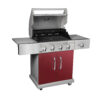 BBQ Grill BBQ401GCIR Parrilla de gas Roja