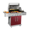 BBQ Grill BBQ401GCIR Parrilla de gas Roja